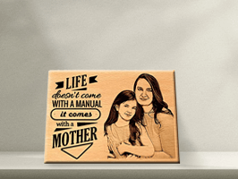 Wood Engraved Photo