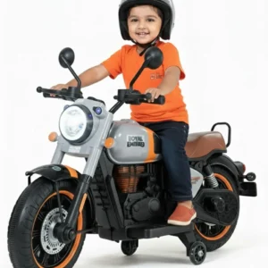 Kids Royal-Enfield 350 12V Battery Operated Ride On Bike for Kids, 1-7 Years Bike Battery Operated Ride On