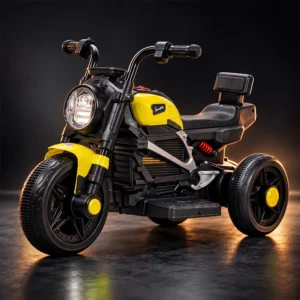 Baybee Baby Electric Ride on Bike for Kids- YELLOW