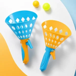 Click and Catch Twin Ball | Indoor Outdoor Toy Set Pop & Catch Ball Play Fun for Kids | Physical Activity Gift