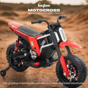 Motocross Electric Bike for Kids- red colour
