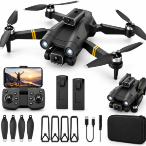 Drones with Camera for HD, Brushless Motor Drone for Kids Beginners, FPV Foldable RC Code Drone, 20 Mins Long Flight Time, Online Mode Beyond-Range Loss Alert Toys for Kids S17 PRO
